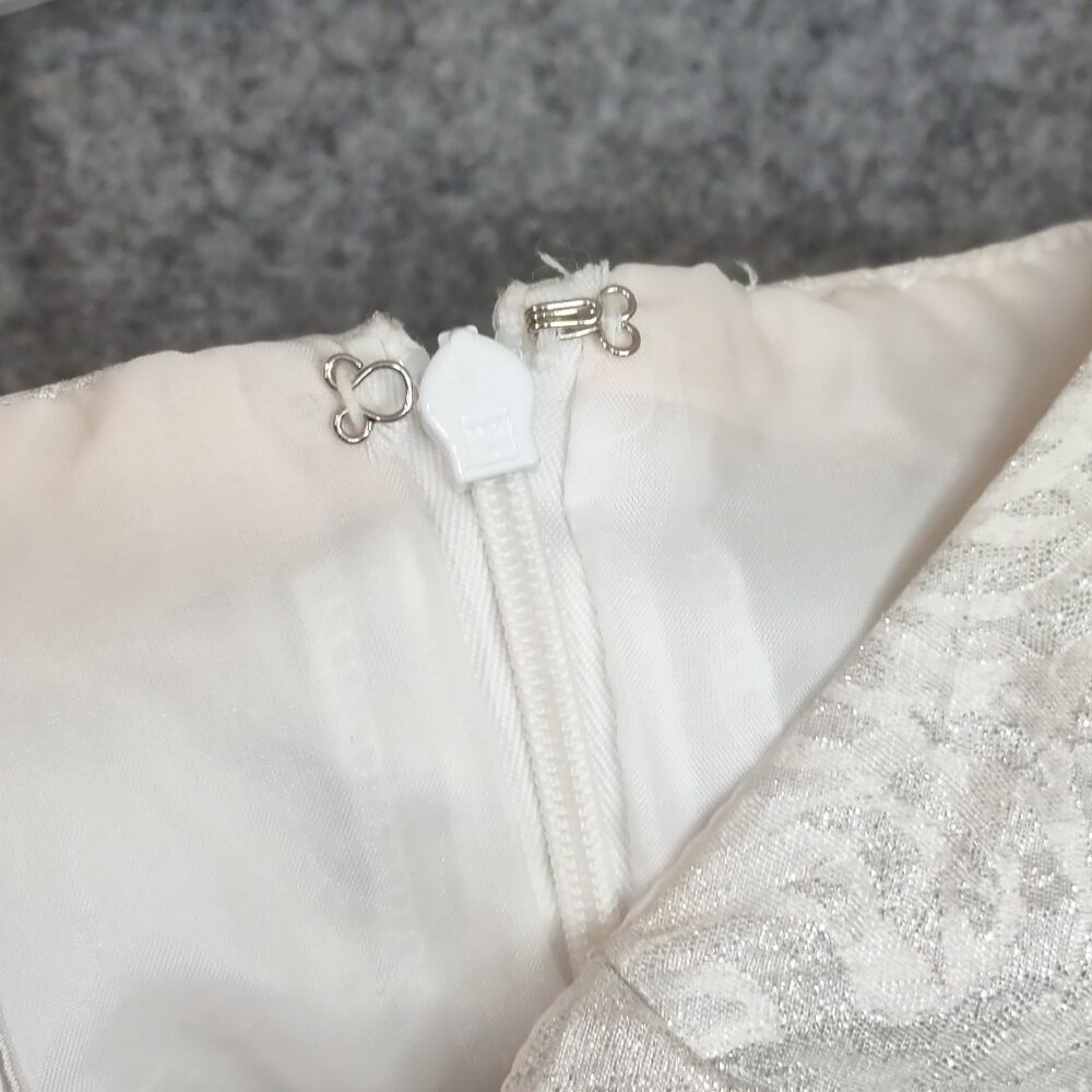 Jessica McClintock Gunne Sax Dress Juniors Sz 7 Prom Petticoat Strapless Formal - Picture 15 of 15